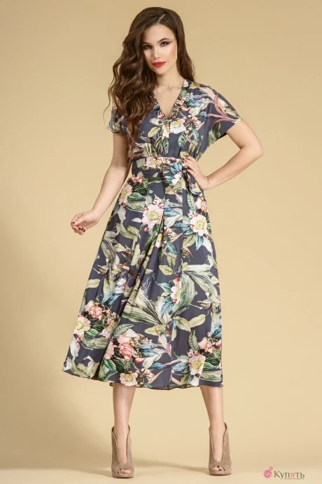Платье Teffi Style 1256 графит #1