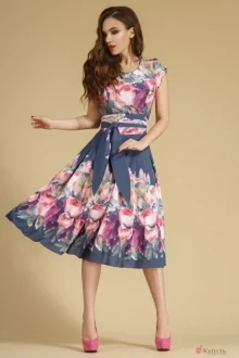 Платье Teffi Style 721/3 графит