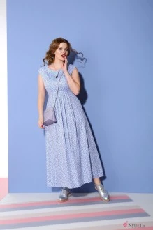 Платье Anna Majewska 1903 голубые цветы