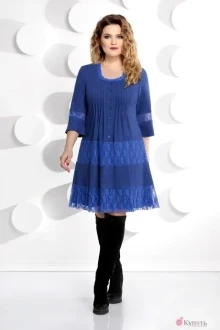 Платье Мублиз 638 василёк