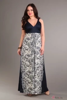 Платье Ива 821 синий