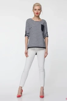 Джемпер (кофта) УТИЛЬ PANDA 370640 бело-синий