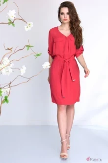 Платье SandyNa 13216 малина