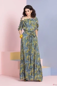 Платье Твой Имидж 8165 зелёный