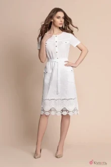 Платье Bazalini 2755 белый