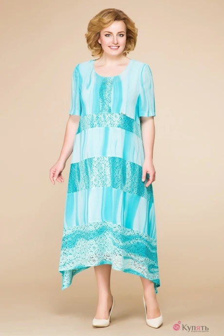 Платье Romanovich Style 3-1503 бирюза #1