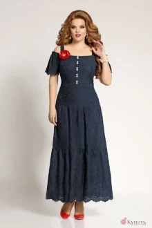 Сарафан Mira Fashion 4246 темно-синий