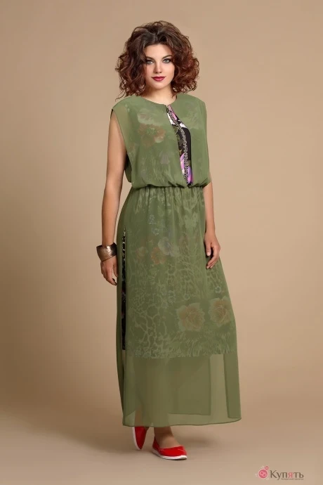 Платье Мублиз 123 болото #1