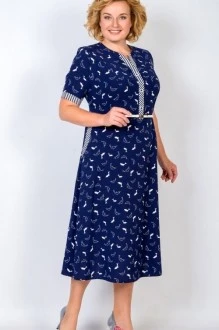 Платье TricoTex Style 8117 оттенки синего